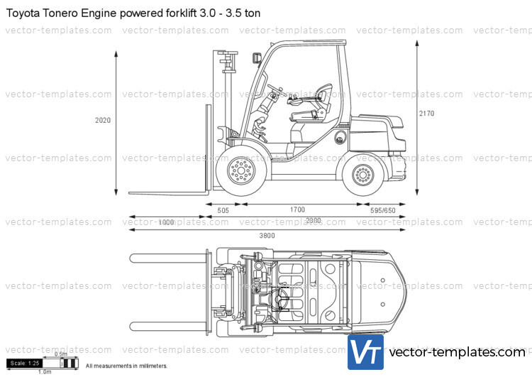 Toyota Tonero Engine powered forklift 3.0 - 3.5 ton