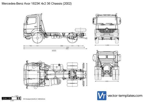 Mercedes-Benz Axor 1823K 4x2 36 Chassis