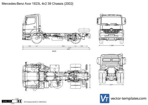 Mercedes-Benz Axor 1823L 4x2 39 Chassis