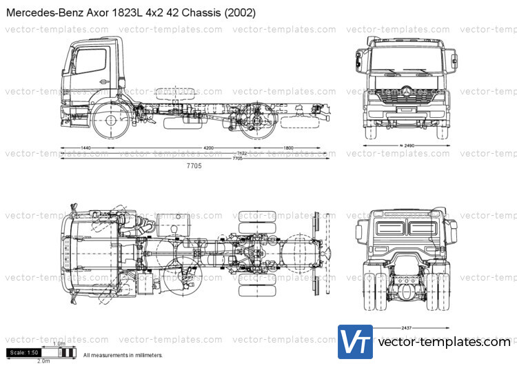 Mercedes-Benz Axor 1823L 4x2 42 Chassis