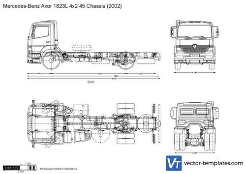 Mercedes-Benz Axor 1823L 4x2 45 Chassis