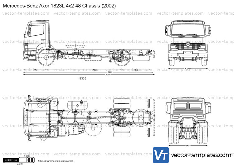 Mercedes-Benz Axor 1823L 4x2 48 Chassis