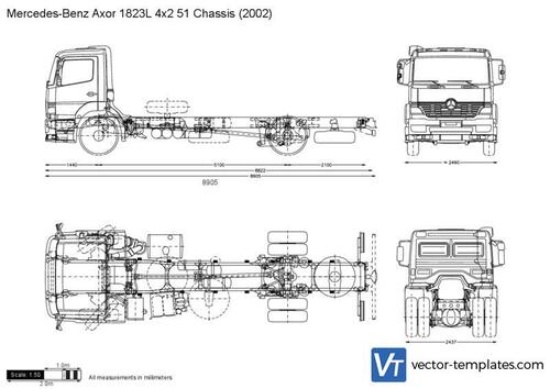 Mercedes-Benz Axor 1823L 4x2 51 Chassis