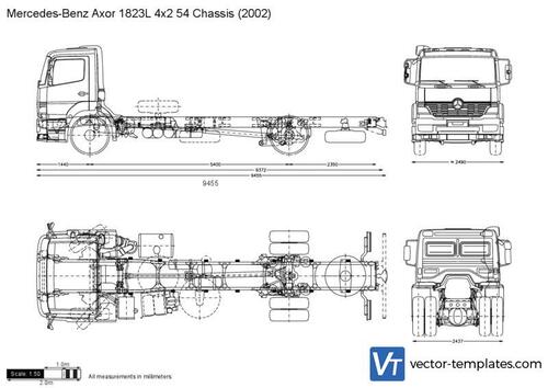 Mercedes-Benz Axor 1823L 4x2 54 Chassis