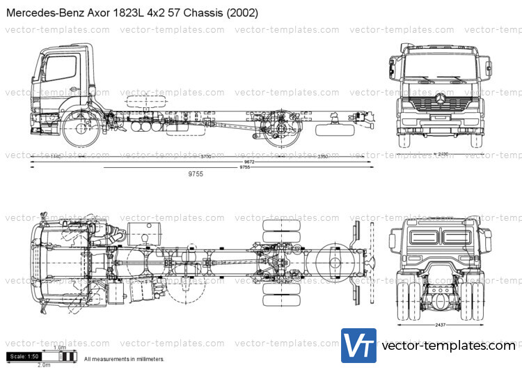 Mercedes-Benz Axor 1823L 4x2 57 Chassis