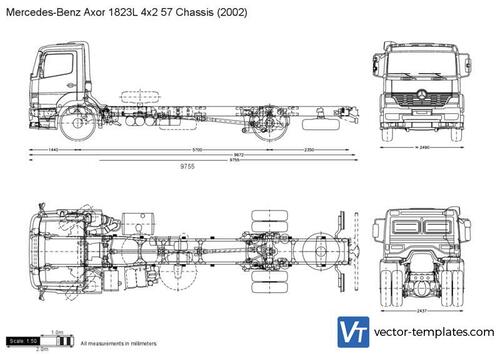 Mercedes-Benz Axor 1823L 4x2 57 Chassis