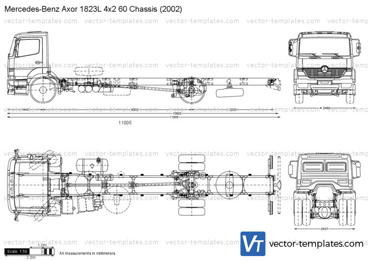 Mercedes-Benz Axor 1823L 4x2 60 Chassis