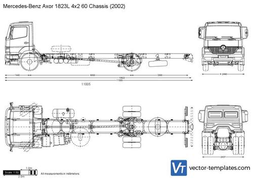 Mercedes-Benz Axor 1823L 4x2 60 Chassis