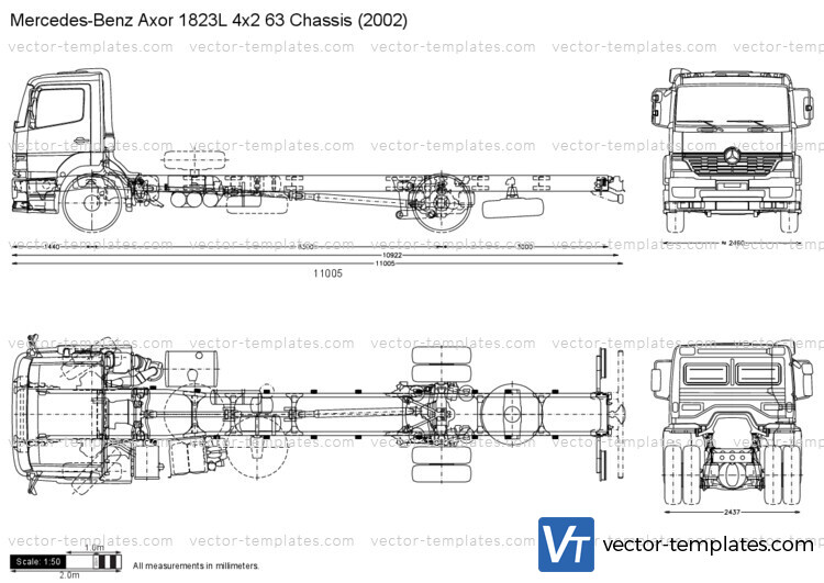 Mercedes-Benz Axor 1823L 4x2 63 Chassis