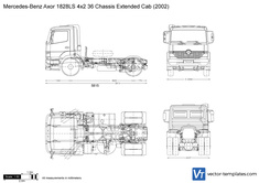 Mercedes-Benz Axor 1828LS 4x2 36 Chassis Extended Cab