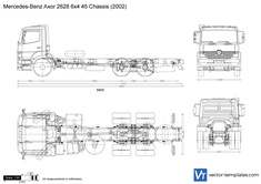 Mercedes-Benz Axor 2628 6x4 45 Chassis