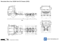 Mercedes-Benz Axor 2628K 6x4 36 Chassis