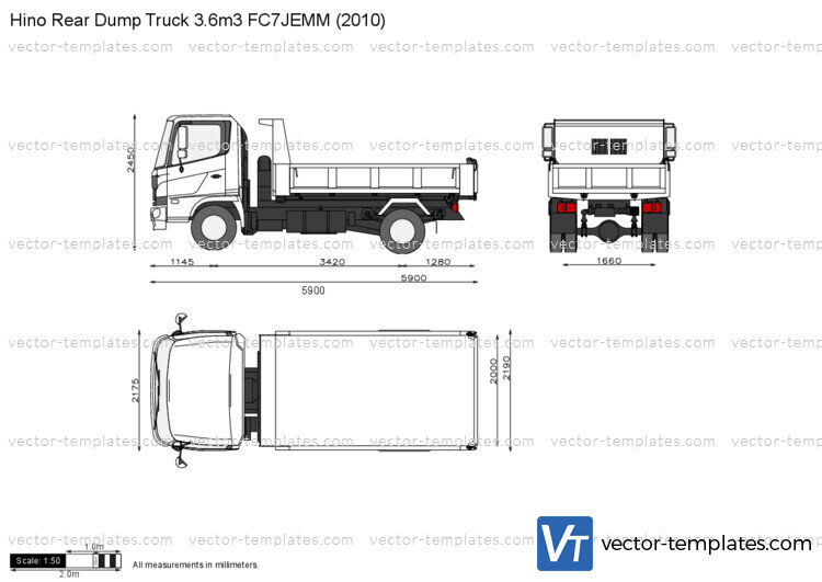 Hino Rear Dump Truck 3.6m3 FC7JEMM