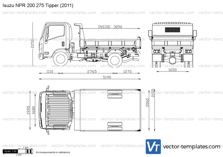 Isuzu NPR 200 275 Tipper