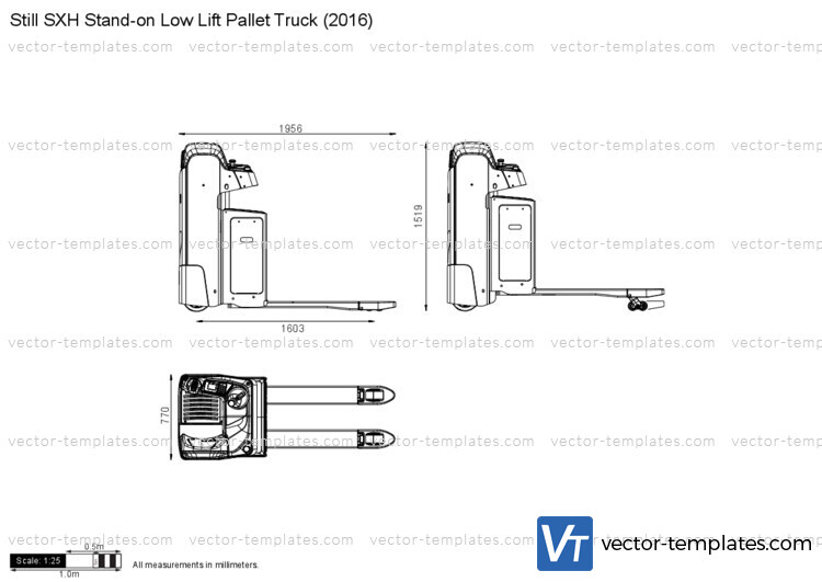 Still SXH Stand-on Low Lift Pallet Truck