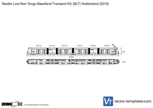 Stadler Low-floor Tango Baselland Transport AG (BLT) Switzerland