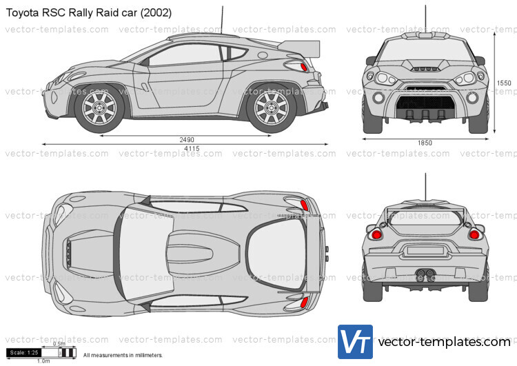 Toyota RSC Rally Raid car