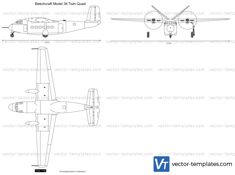 Beechcraft Model 34 Twin-Quad