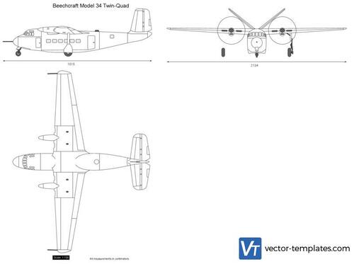 Beechcraft Model 34 Twin-Quad