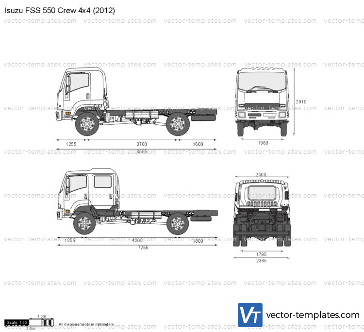 Isuzu FSS 550 Crew 4x4