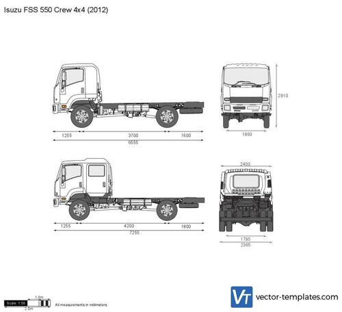 Isuzu FSS 550 Crew 4x4