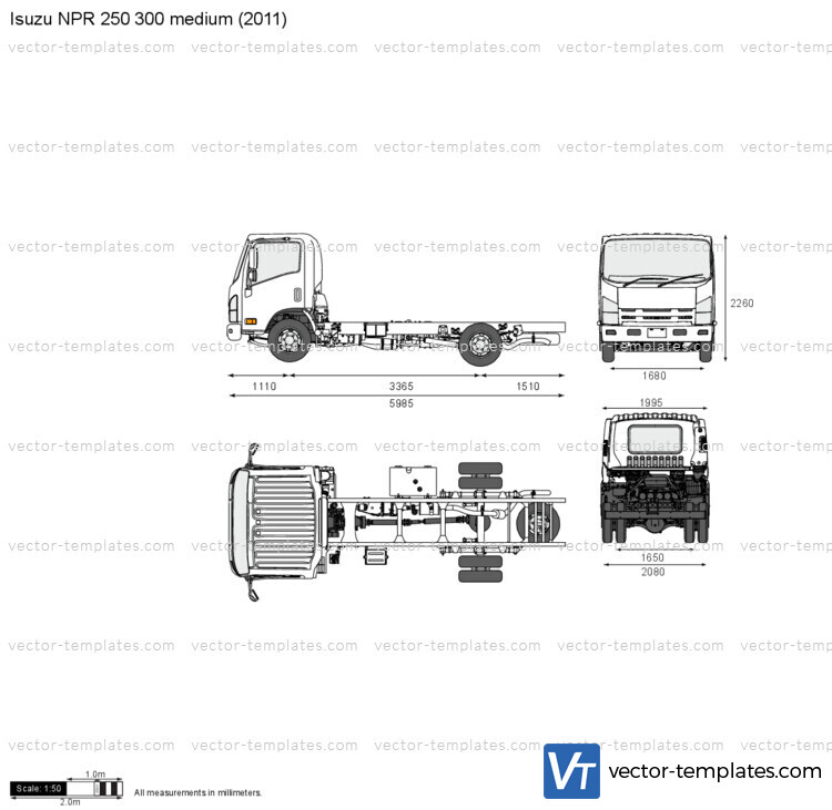 Isuzu NPR 250 300 medium