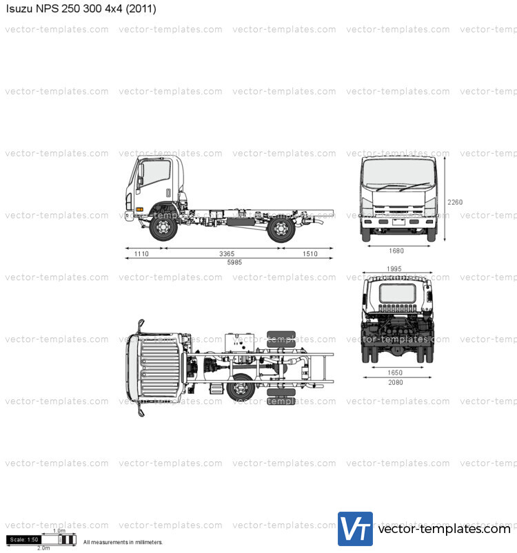 Isuzu NPS 250 300 4x4