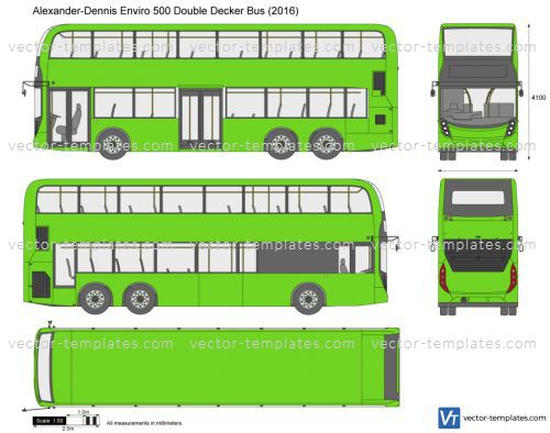 Alexander-Dennis Enviro 500 Double Decker Bus