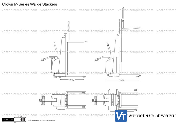 Crown M-Series Walkie Stackers