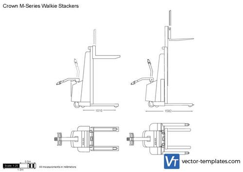 Crown M-Series Walkie Stackers