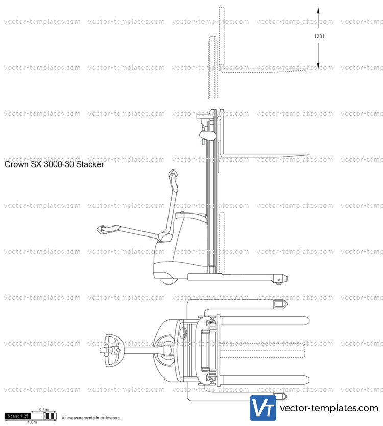 Crown SX 3000-30 Stacker