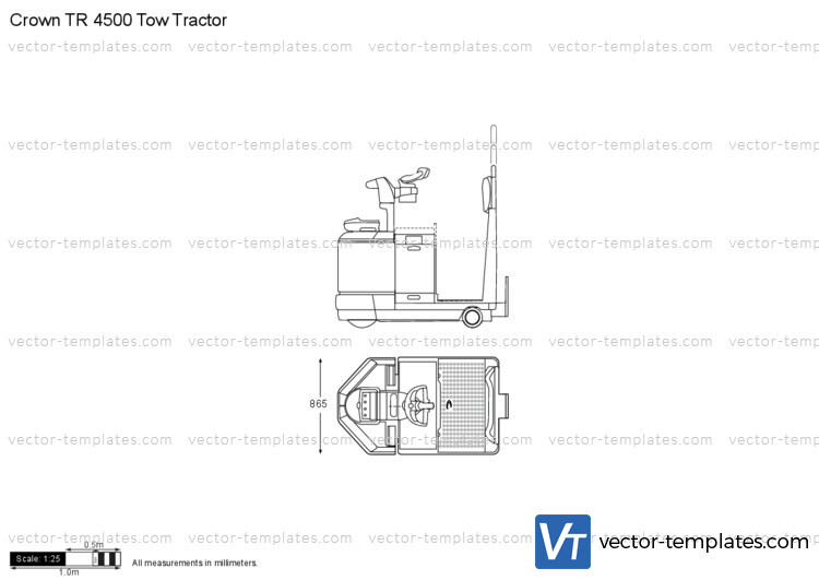 Crown TR 4500 Tow Tractor