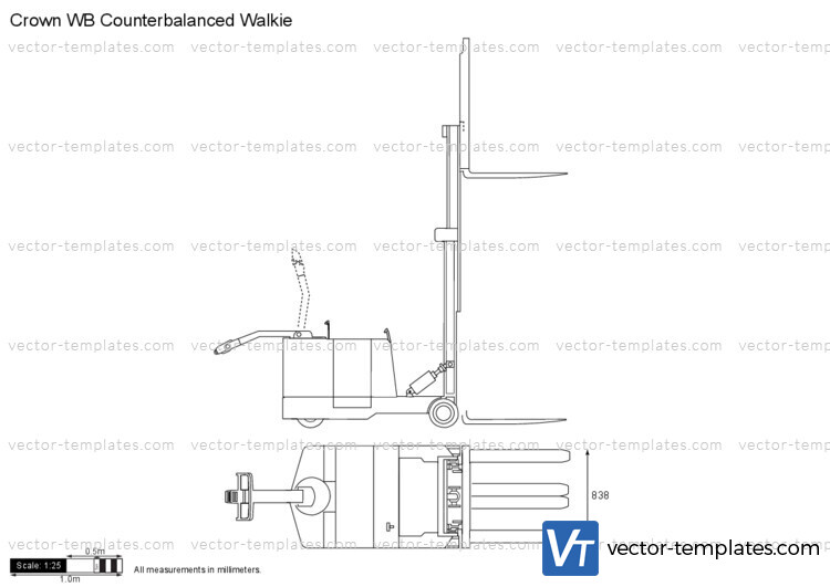 Crown WB Counterbalanced Walkie