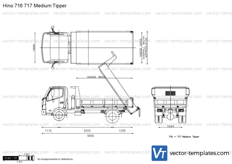 Hino 716 717 Medium Tipper