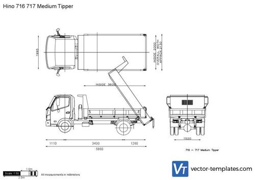 Hino 716 717 Medium Tipper