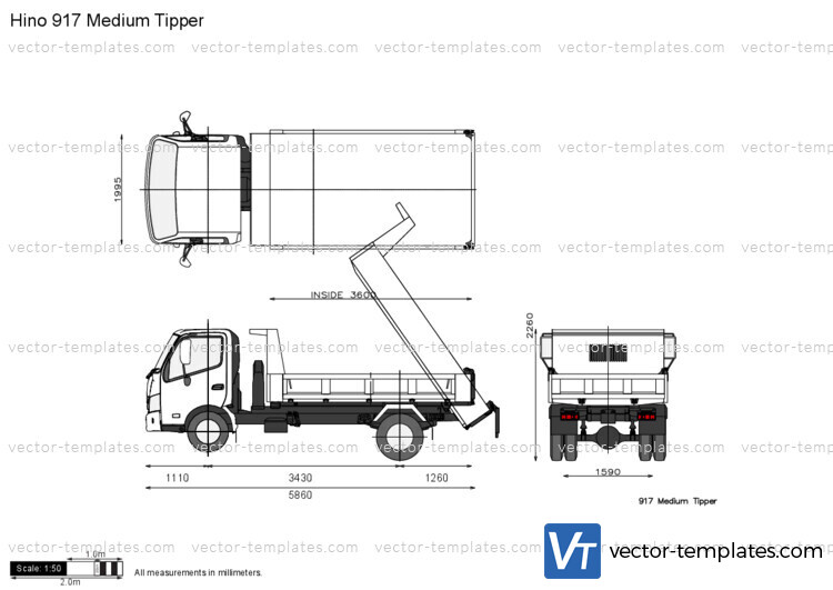 Hino 917 Medium Tipper