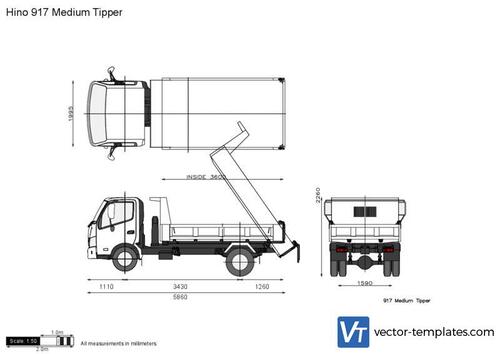 Hino 917 Medium Tipper