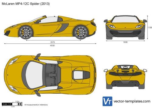 McLaren M6GT (1967) Blueprints Vector Drawing Mclaren templates