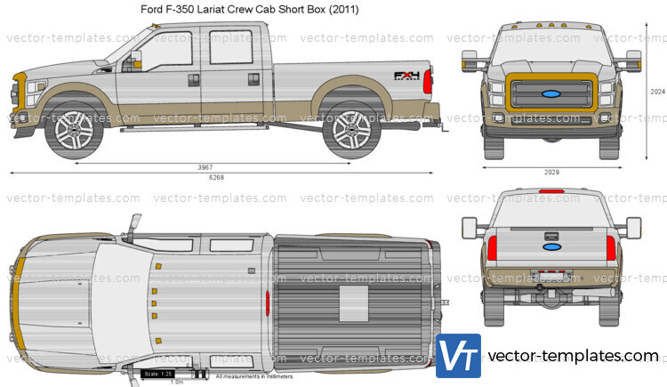 Ford F-350 Lariat Crew Cab Short Box