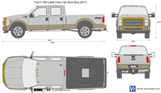 Ford F-350 Lariat Crew Cab Short Box