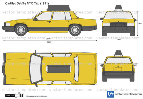 Cadillac DeVille NYC Taxi