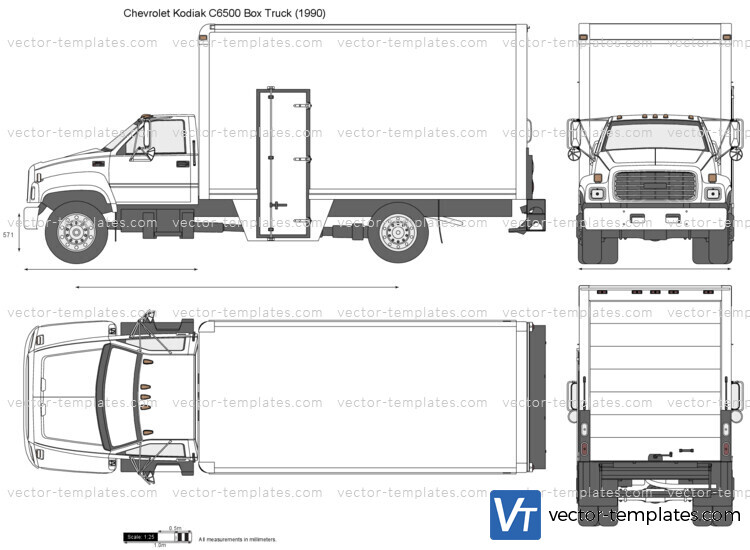 Chevrolet Kodiak C6500 Box Truck