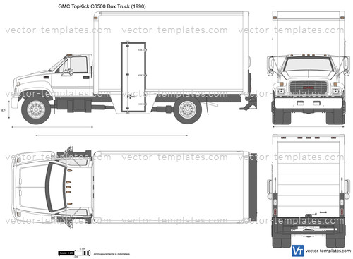 GMC TopKick C6500 Box Truck