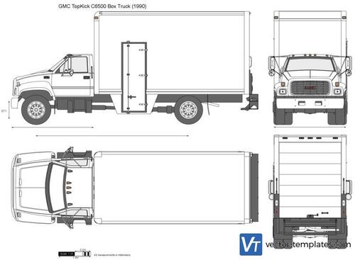 GMC TopKick C6500 Box Truck