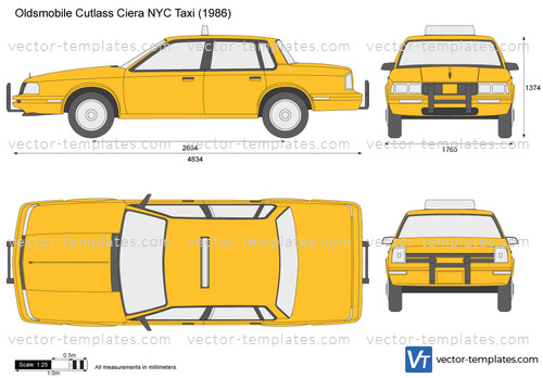 Oldsmobile Cutlass Ciera NYC Taxi