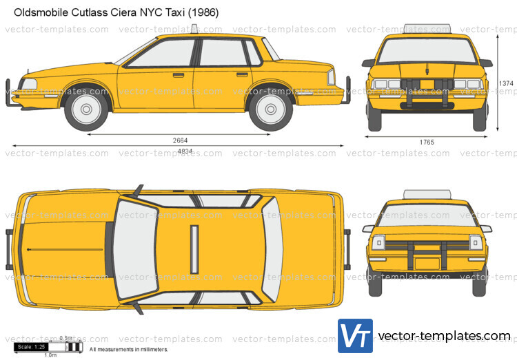 Oldsmobile Cutlass Ciera NYC Taxi