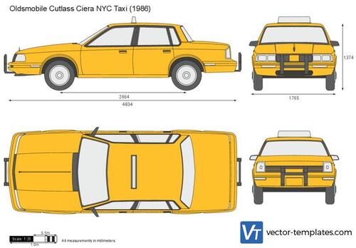 Oldsmobile Cutlass Ciera NYC Taxi