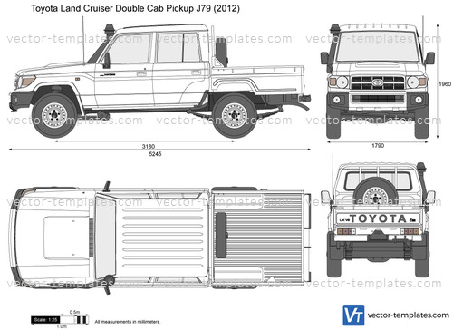 Toyota Land Cruiser Double Cab Pickup J79