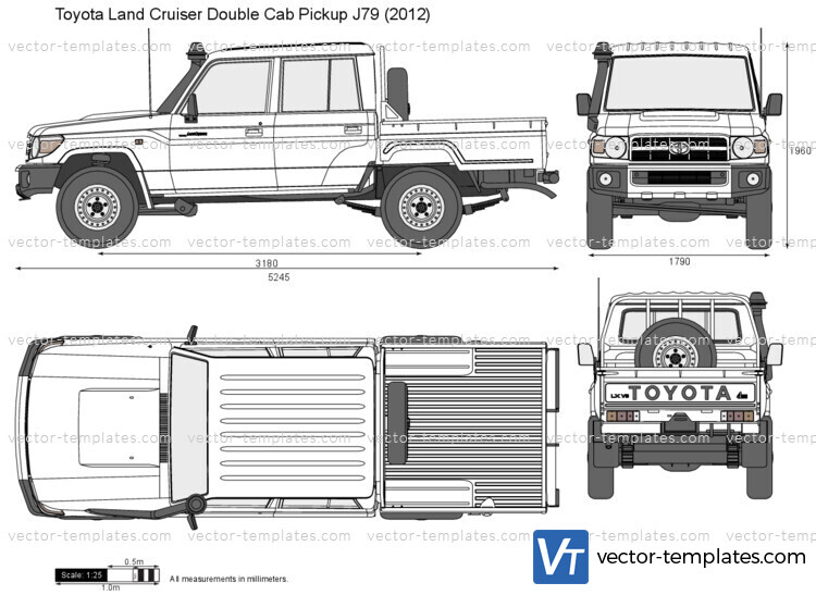 Toyota Land Cruiser Double Cab Pickup J79