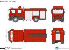 Fire Truck 2-axis